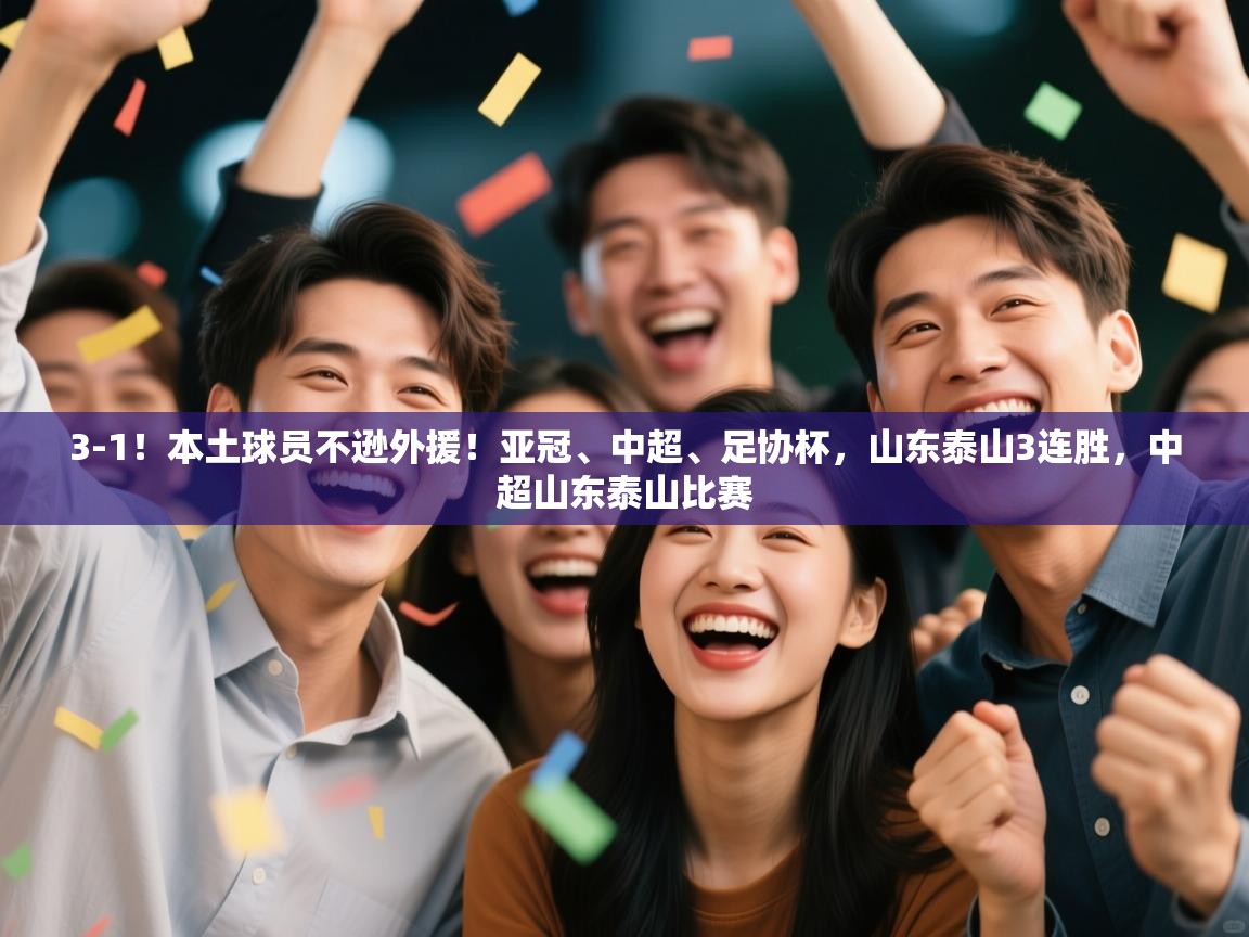 3-1!本土球员不逊外援!亚冠、中超、足协杯,山东泰山3连胜,中超山东泰山比赛 第2张