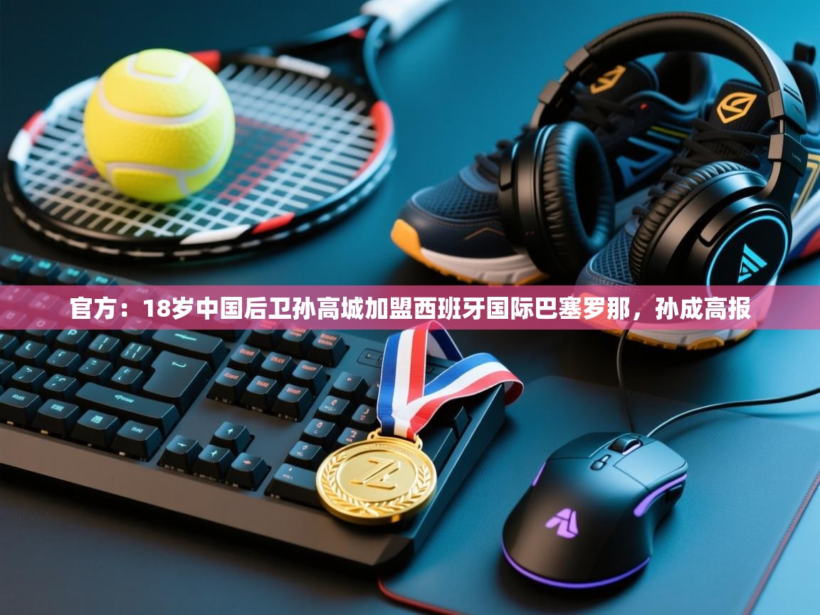 官方：18岁中国后卫孙高城加盟西班牙国际巴塞罗那，孙成高报  第2张